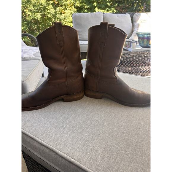 Red Wing 1155 Pecos Leather Work Boots Heritage Nailseat Soft Toe Sz 10 Western - Picture 6 of 15